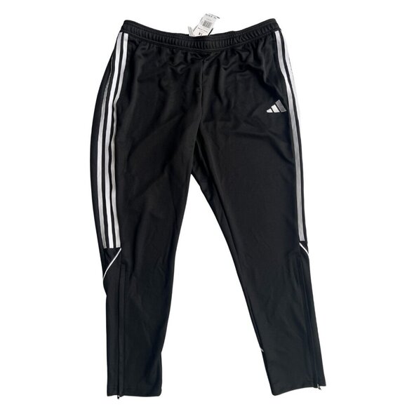 Adidas Track Pants, Regular Fit, Full Length, Tapered Leg, 1X - Picture 1 of 8
